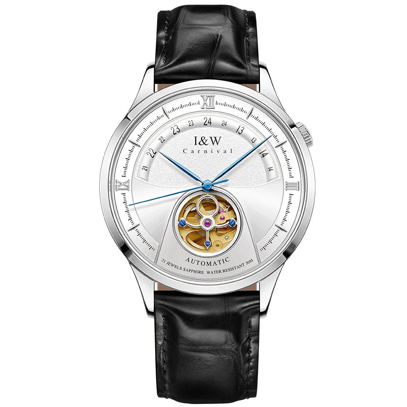 Switzerland CARNIVAL Watch Men Automatic Mechanical Tourbillon Watch MIYOTA Movement Sapphire Luxury Sport Watches Mens 2025 New