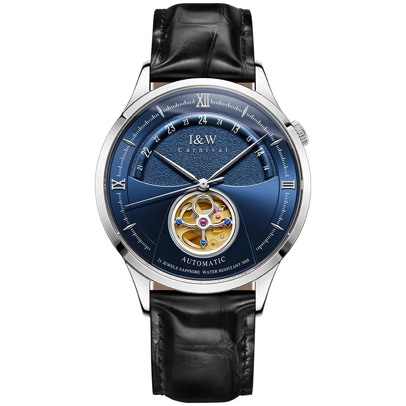 Switzerland CARNIVAL Watch Men Automatic Mechanical Tourbillon Watch MIYOTA Movement Sapphire Luxury Sport Watches Mens 2025 New