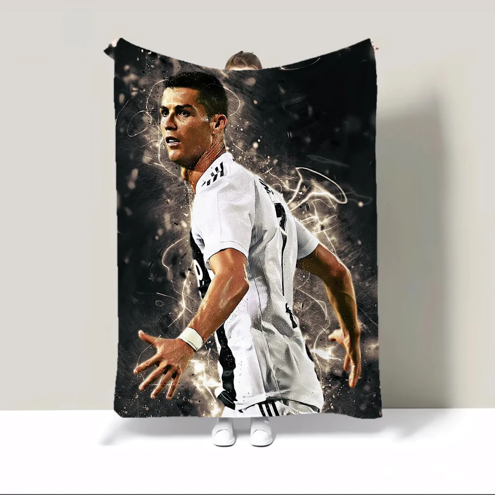 Ronaldo Fluffy Soft Blankets and Blankets for Decorative Sofa Halloween Bedspreads and Coverlets Custom Blanket Plaid Cobija