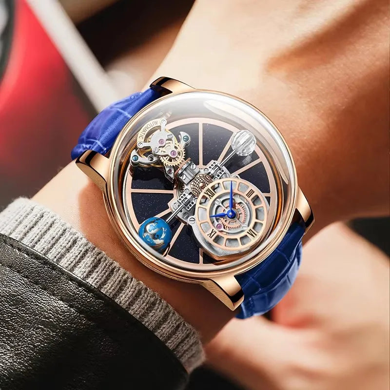Jacob&Co PINDU Design Mens Watches Diamond Tourbillion Top Brand Luxury Astronomia Quartz Watch Men Astronomia Solar Montre Homme