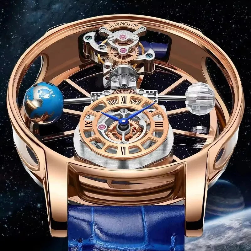 Jacob&Co PINDU Design Mens Watches Diamond Tourbillion Top Brand Luxury Astronomia Quartz Watch Men Astronomia Solar Montre Homme