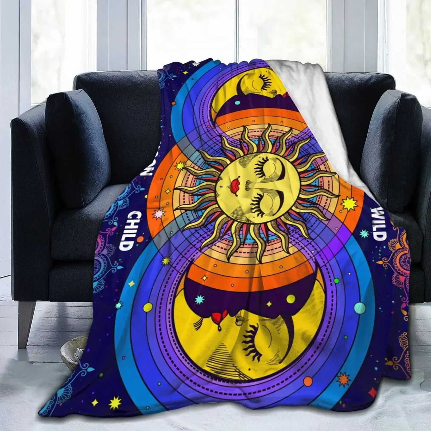 Halloween Witchy Witch Blanket Flannel Throw Blanket Lightweight Soft Cozy Sofa Bed Blanket for Men Women Teens Halloween Gifts
