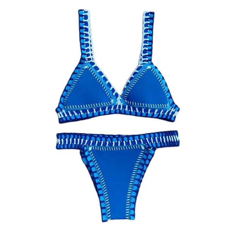 Green Crochet Bikini Set Women Bathing Suit Beachwear Swimwear Feminino Bikinis Maillot De Bain Femme Badeanzug Damen Swimsuit