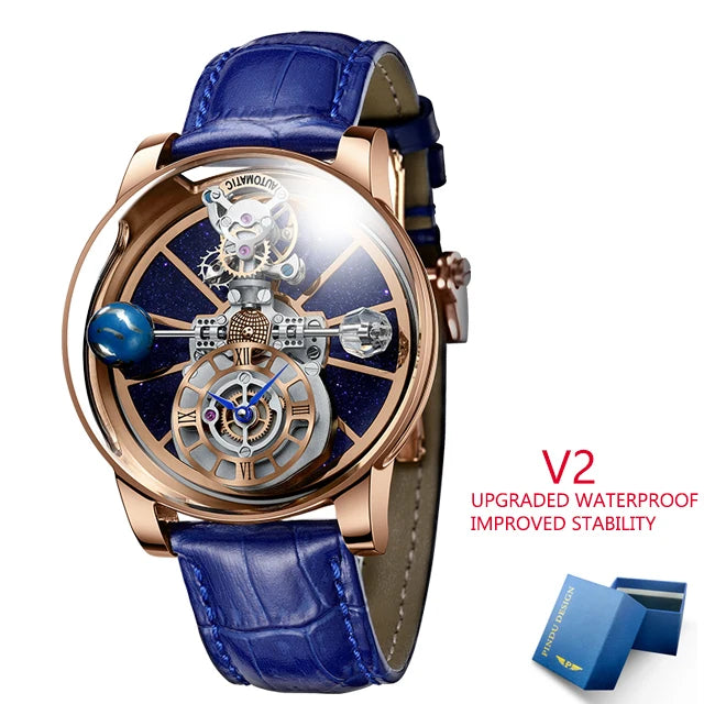 Jacob&Co PINDU Design Mens Watches Diamond Tourbillion Top Brand Luxury Astronomia Quartz Watch Men Astronomia Solar Montre Homme