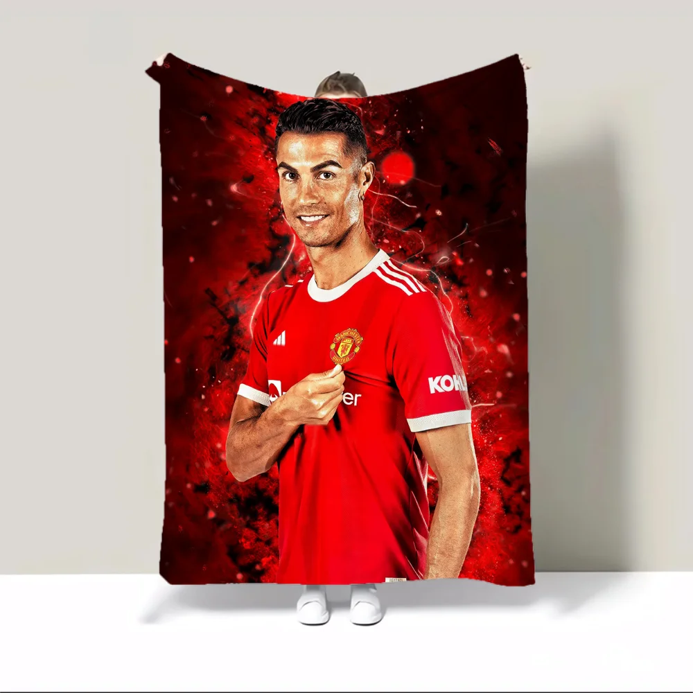 Ronaldo Fluffy Soft Blankets and Blankets for Decorative Sofa Halloween Bedspreads and Coverlets Custom Blanket Plaid Cobija