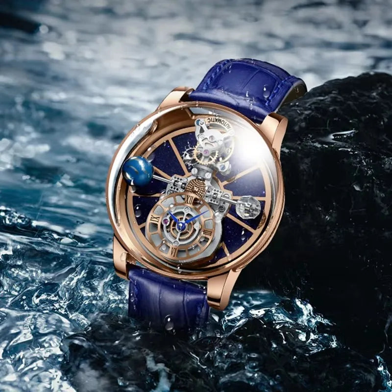 Jacob&Co PINDU Design Mens Watches Diamond Tourbillion Top Brand Luxury Astronomia Quartz Watch Men Astronomia Solar Montre Homme