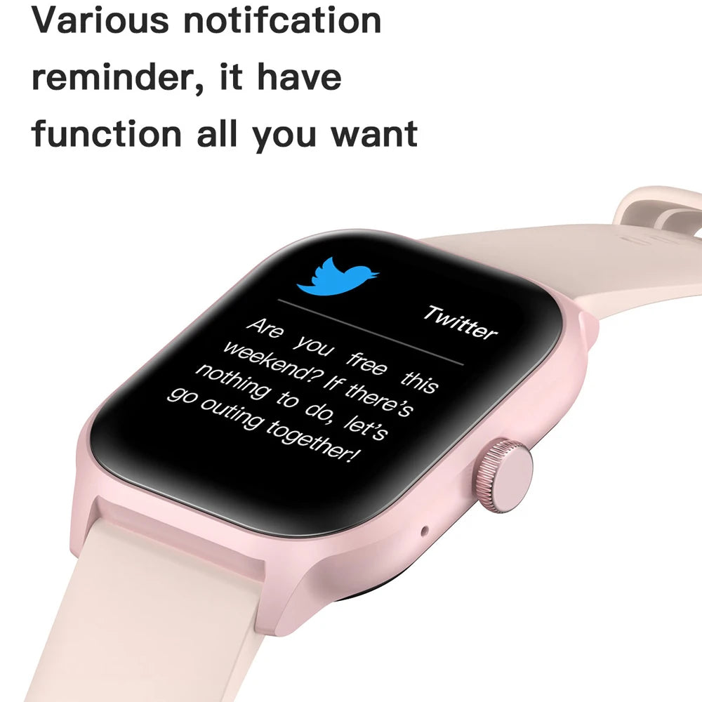 LEMFO LT10 Smart Watch 2025 Android Gift Bluetooth Call Smartwatch 2025 Touch Dial Music Fitness Tracker Sports Watches