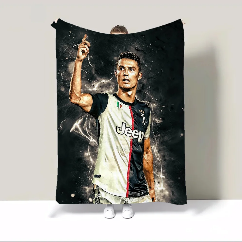 Ronaldo Fluffy Soft Blankets and Blankets for Decorative Sofa Halloween Bedspreads and Coverlets Custom Blanket Plaid Cobija