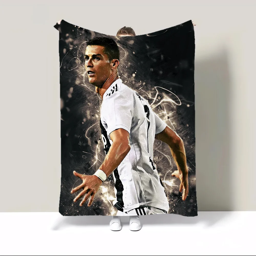 Ronaldo Fluffy Soft Blankets and Blankets for Decorative Sofa Halloween Bedspreads and Coverlets Custom Blanket Plaid Cobija