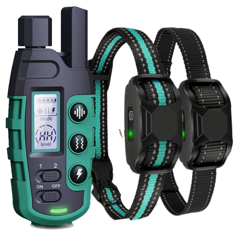 3300Ft Electric Dog Training Collar Remote Control Waterproof Pet Behavior For 5-120lbs Puppy With Shock Vibration