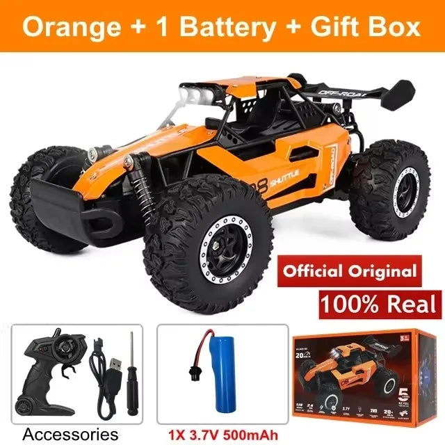 Radio 1:16 Model RC Car With LED Lights 2WD Off Road Remote Control Racing Drift Climbing Vehicle Cars Toys Gifts for Boys Girls