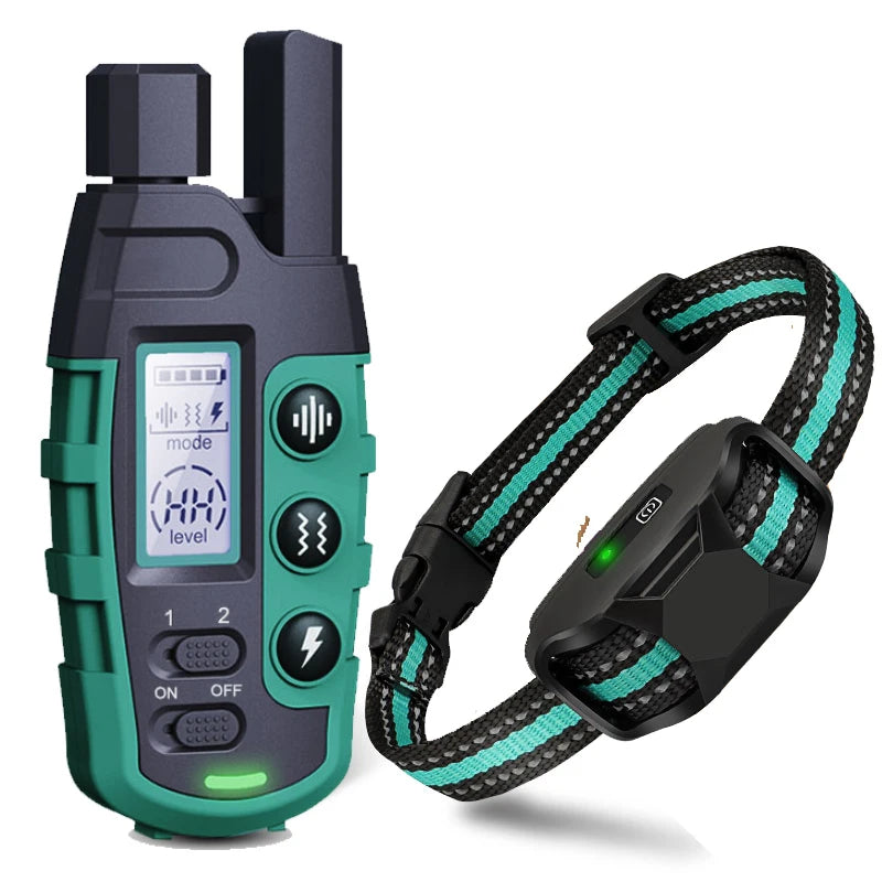3300Ft Electric Dog Training Collar Remote Control Waterproof Pet Behavior For 5-120lbs Puppy With Shock Vibration