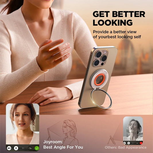 Joyroom Ring Phone Holder Colorful Magnetic Kickstand Silicone Ring Magnetic Phone Grip Holder Stand For iPhone Samsung Huawei