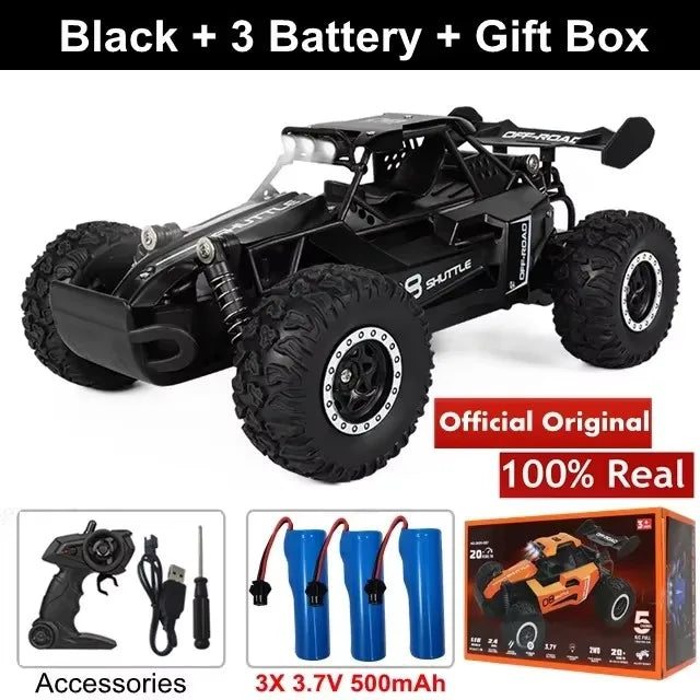 Radio 1:16 Model RC Car With LED Lights 2WD Off Road Remote Control Racing Drift Climbing Vehicle Cars Toys Gifts for Boys Girls