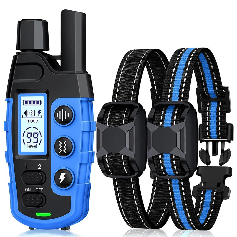 3300Ft Electric Dog Training Collar Remote Control Waterproof Pet Behavior For 5-120lbs Puppy With Shock Vibration