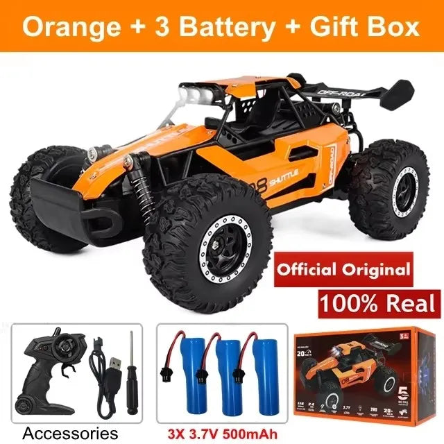 Radio 1:16 Model RC Car With LED Lights 2WD Off Road Remote Control Racing Drift Climbing Vehicle Cars Toys Gifts for Boys Girls