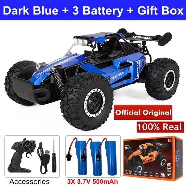 Radio 1:16 Model RC Car With LED Lights 2WD Off Road Remote Control Racing Drift Climbing Vehicle Cars Toys Gifts for Boys Girls