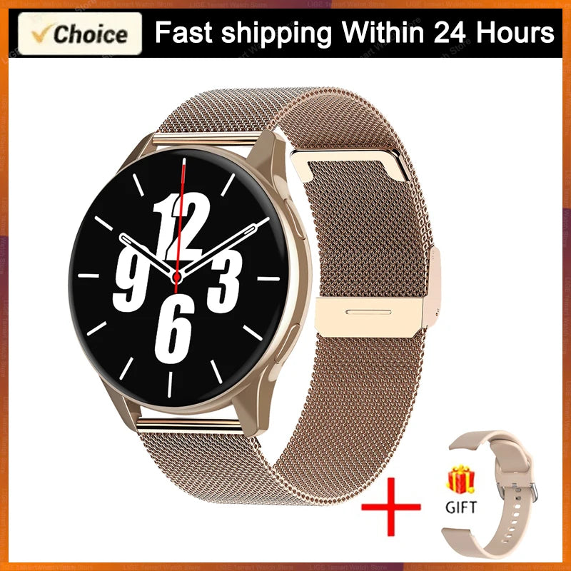 Lige 2025 For All Smartphone Connections Bluetooth Call Watches Men Smart Watch Women Men Waterproof Smartwatch AMOLED Screen