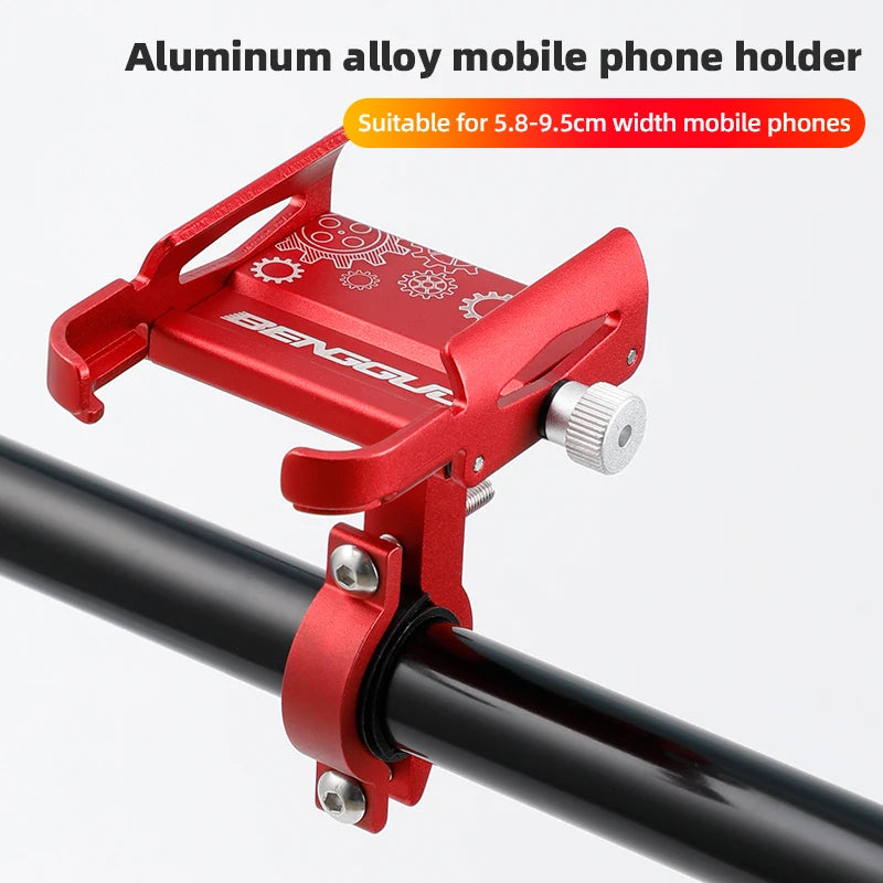 iBudim Bike Phone Holder 360 Rotation Bicycle Phone Holder for 4.7-7.0 inch Devices Motorcycle Handlebar Mobile Phone Stand
