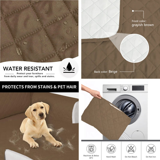 1/2/3/4 Seater Reversible Sofa Cover Sofa Mat Kids Sofa Mat Pet Dog Kids Mat Furniture Protector Slipcovers For Living Room