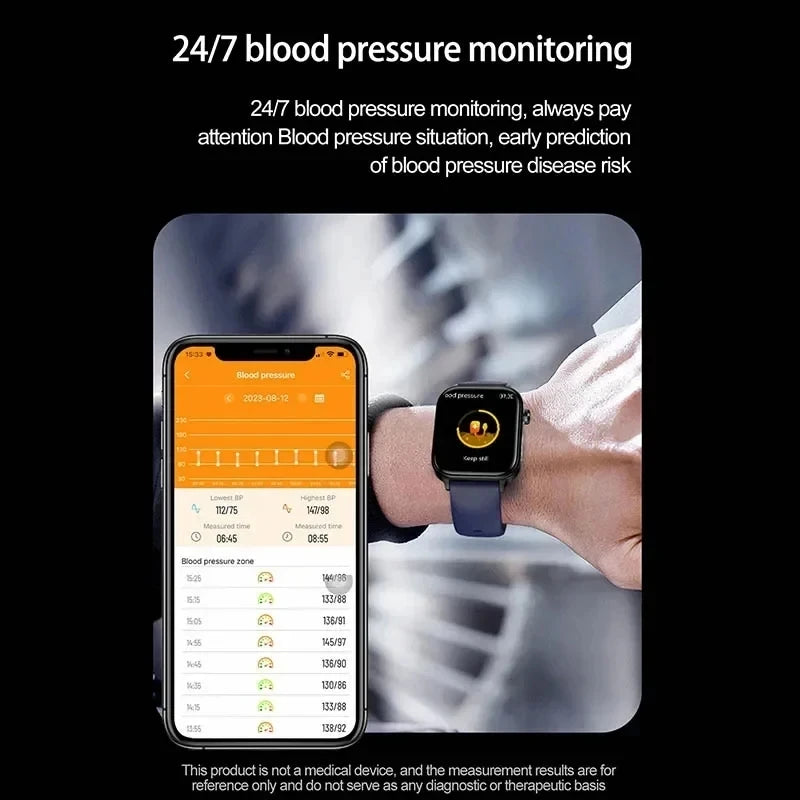 2025 New ECG+PPG Monitoring Smart Watch Women Blood pressure Blood Lipid Uric Acid Women Menstrual Health Tracker Smart watches