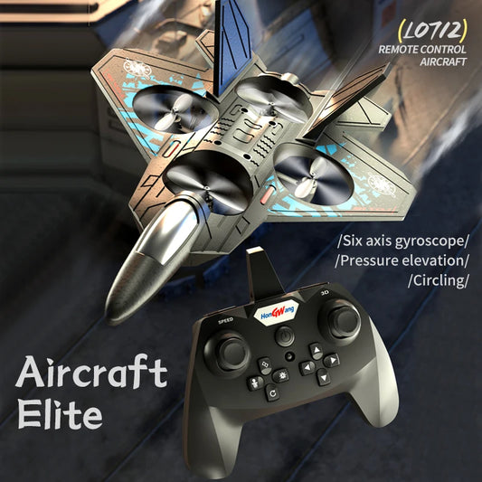 RC Plane 2.4G Remote Control Aircraft Gravity Sensing Aircraft Glider with Light EPP Foam Fighters for Boys Children