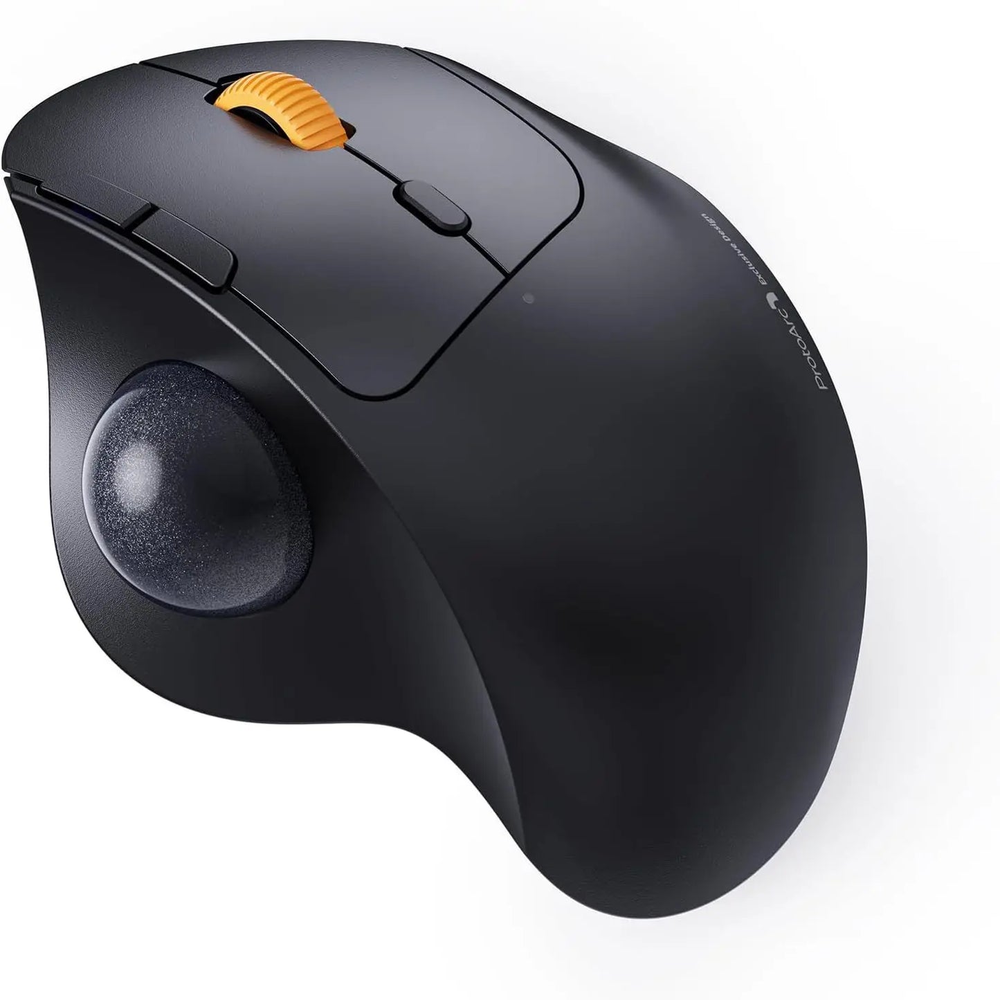 ProtoArc Wireless Trackball Mouse 2.4g Ergonomic Rollerball Mouse Rechargeable Bluetooth Computer Mice 3 Device Connection