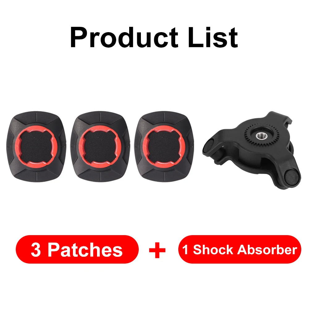 QUAD-LOCK Motorcycle Bike Phone Holder Stand Bicycle Phone Holder Bike Holder 360° Rotatable Navigation Support Security Bracket