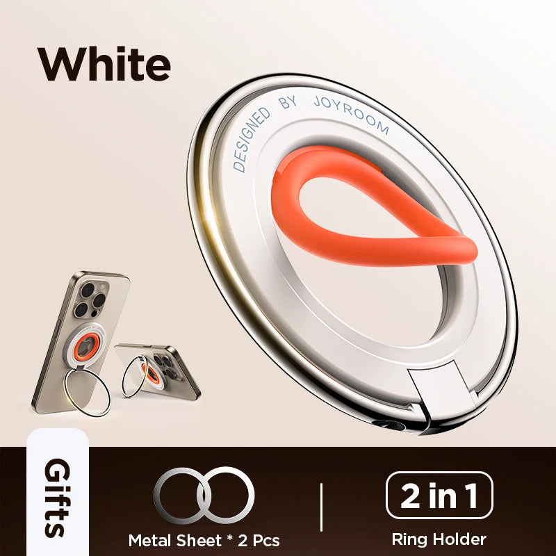 Joyroom Ring Phone Holder Colorful Magnetic Kickstand Silicone Ring Magnetic Phone Grip Holder Stand For iPhone Samsung Huawei