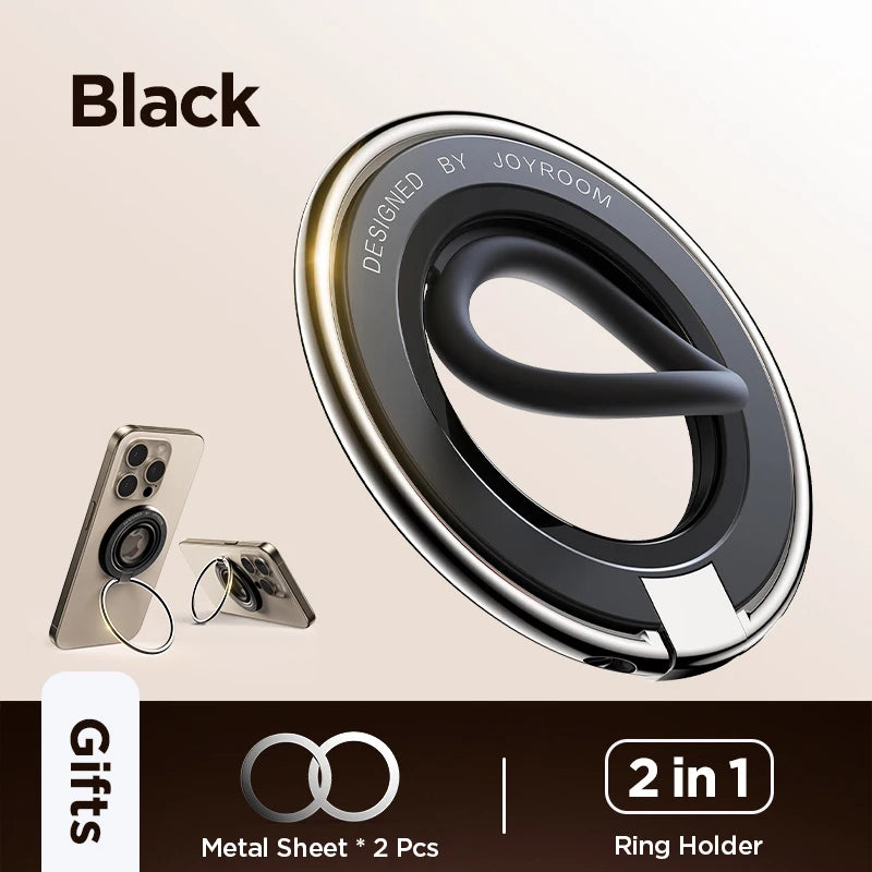 Joyroom Ring Phone Holder Colorful Magnetic Kickstand Silicone Ring Magnetic Phone Grip Holder Stand For iPhone Samsung Huawei