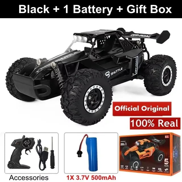 Radio 1:16 Model RC Car With LED Lights 2WD Off Road Remote Control Racing Drift Climbing Vehicle Cars Toys Gifts for Boys Girls