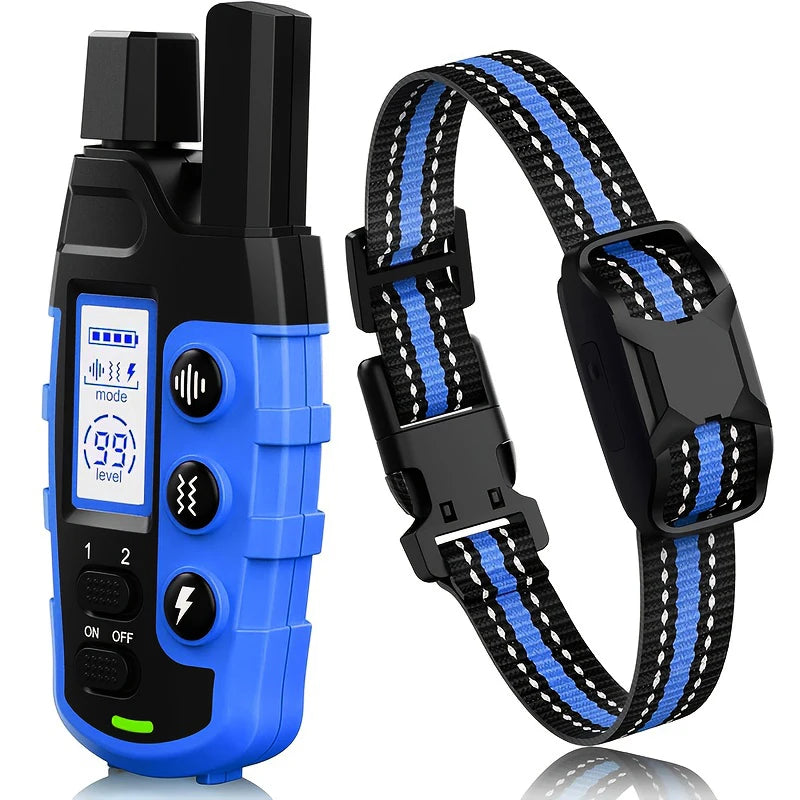 3300Ft Electric Dog Training Collar Remote Control Waterproof Pet Behavior For 5-120lbs Puppy With Shock Vibration