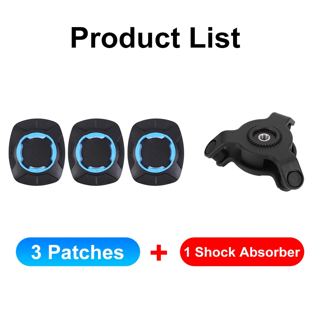QUAD-LOCK Motorcycle Bike Phone Holder Stand Bicycle Phone Holder Bike Holder 360° Rotatable Navigation Support Security Bracket