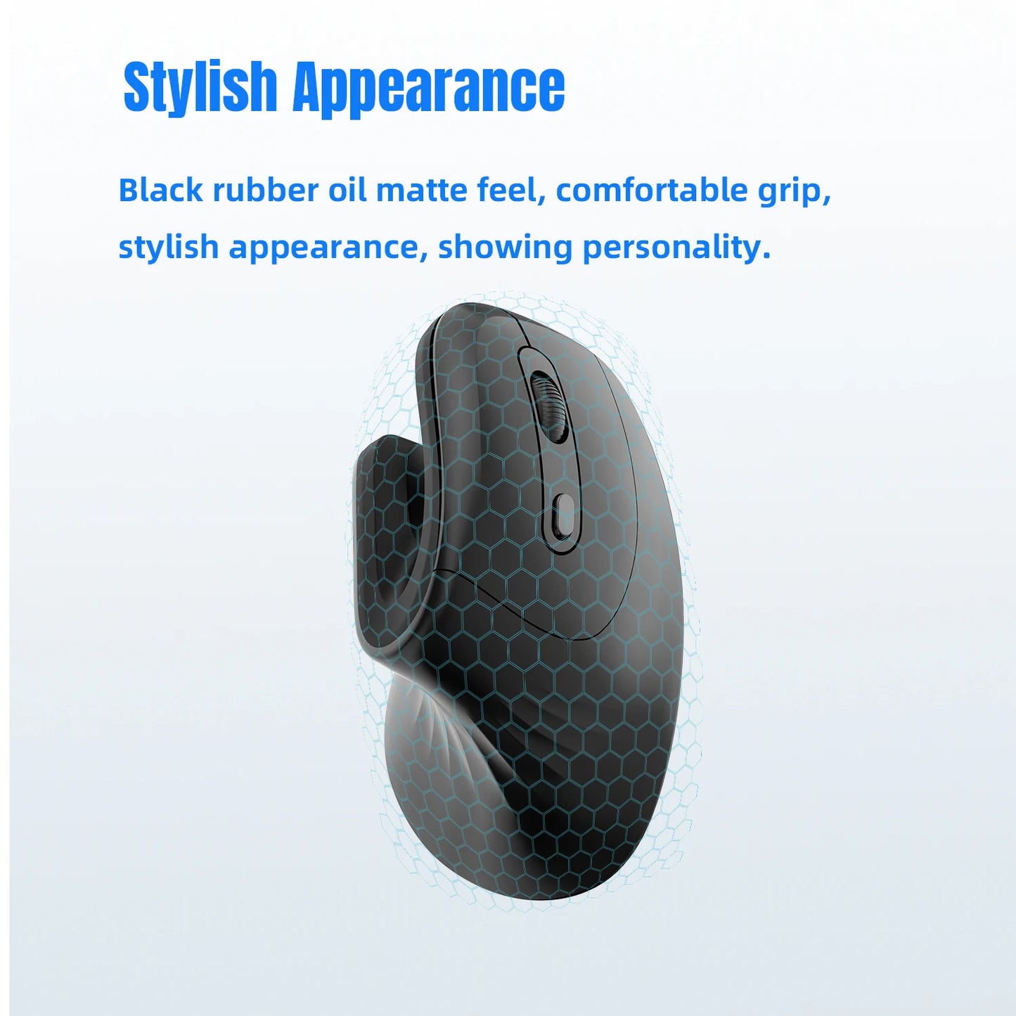 Ergonomic Wired 7200 DPI Vertical Mouse Silent Wrist Healthy Mice Mause for Laptop Computer Office Work Gaming