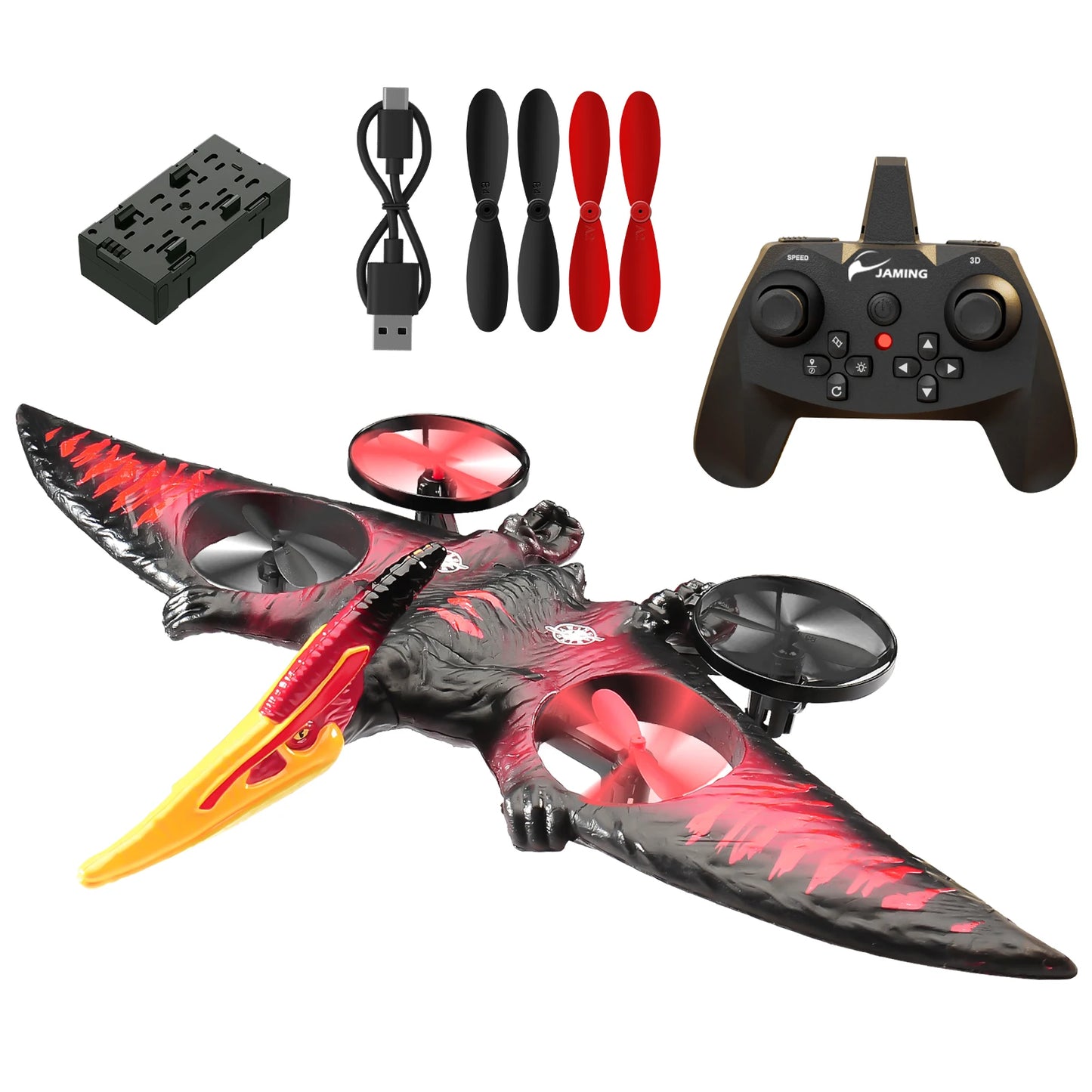RC Plane 2.4G Remote Control Aircraft Gravity Sensing Aircraft Glider with Light EPP Foam Fighters for Boys Children