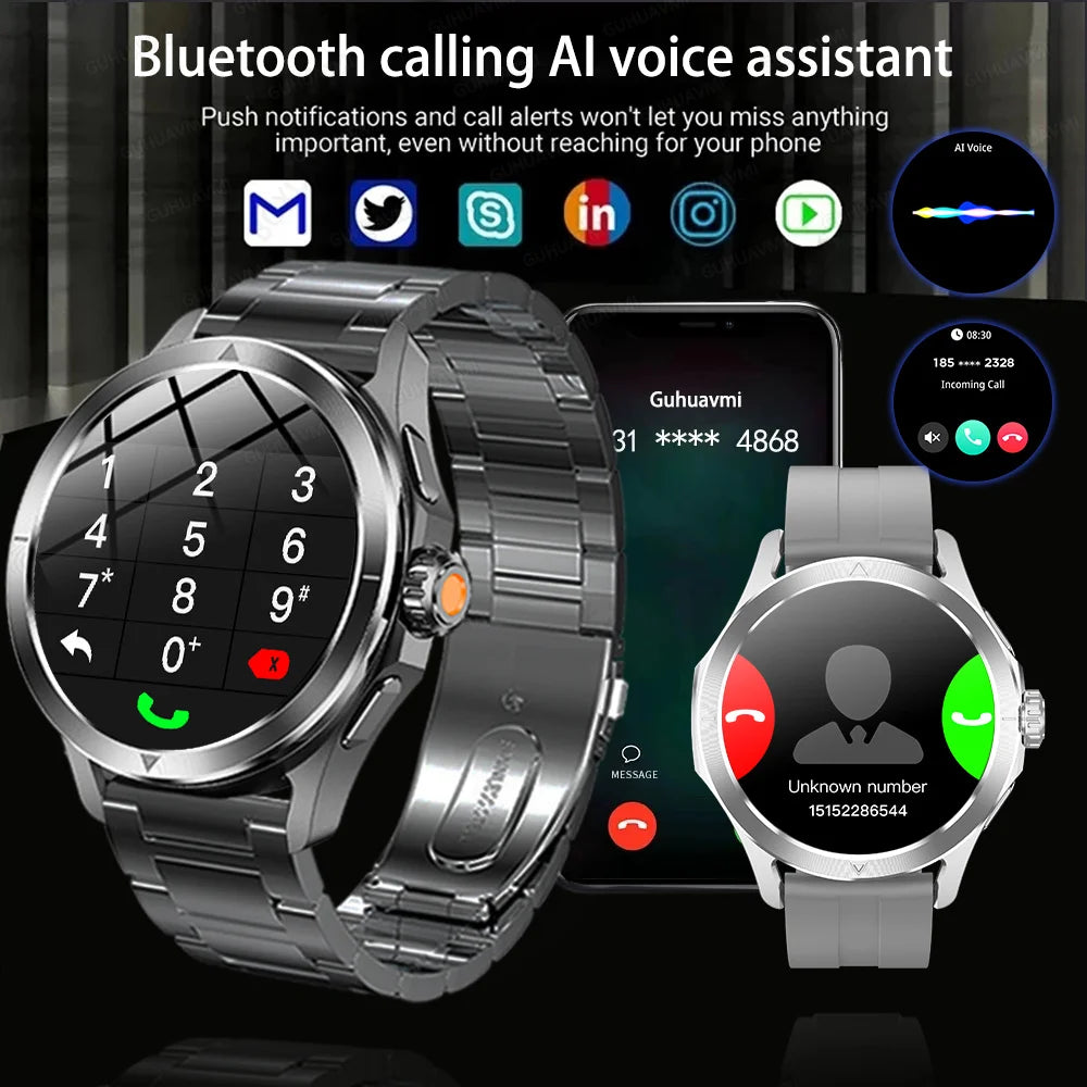 S4 Ultra For Xiaomi Smart Bracelet Men Watch AMOLED HD Screen Bluetooth Call GPS Trajectory NFC Heart Rate Compass Smart Watches